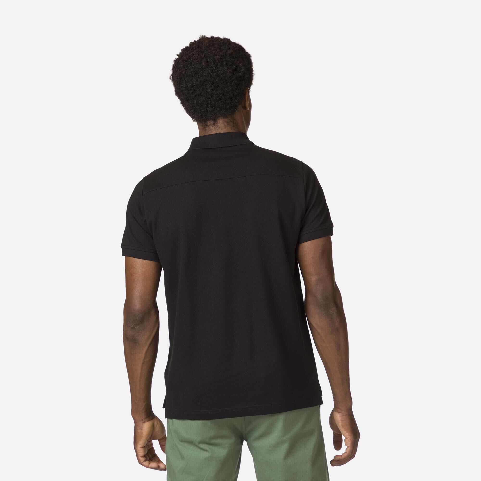Polo logo à poche homme