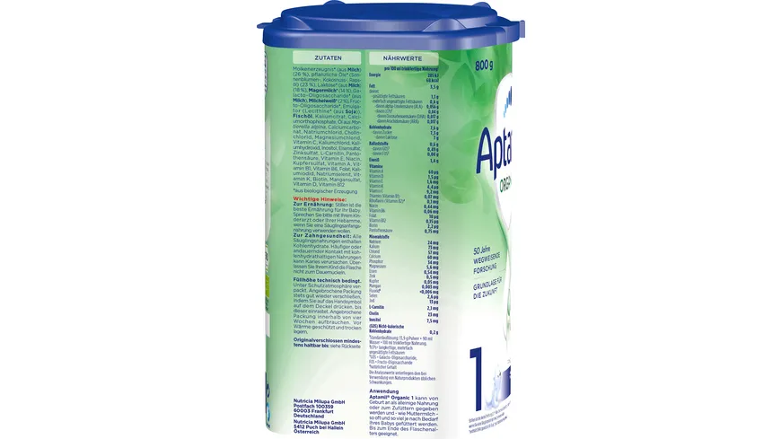 Aptamil Organic 1 Anfangsmilch 800 g