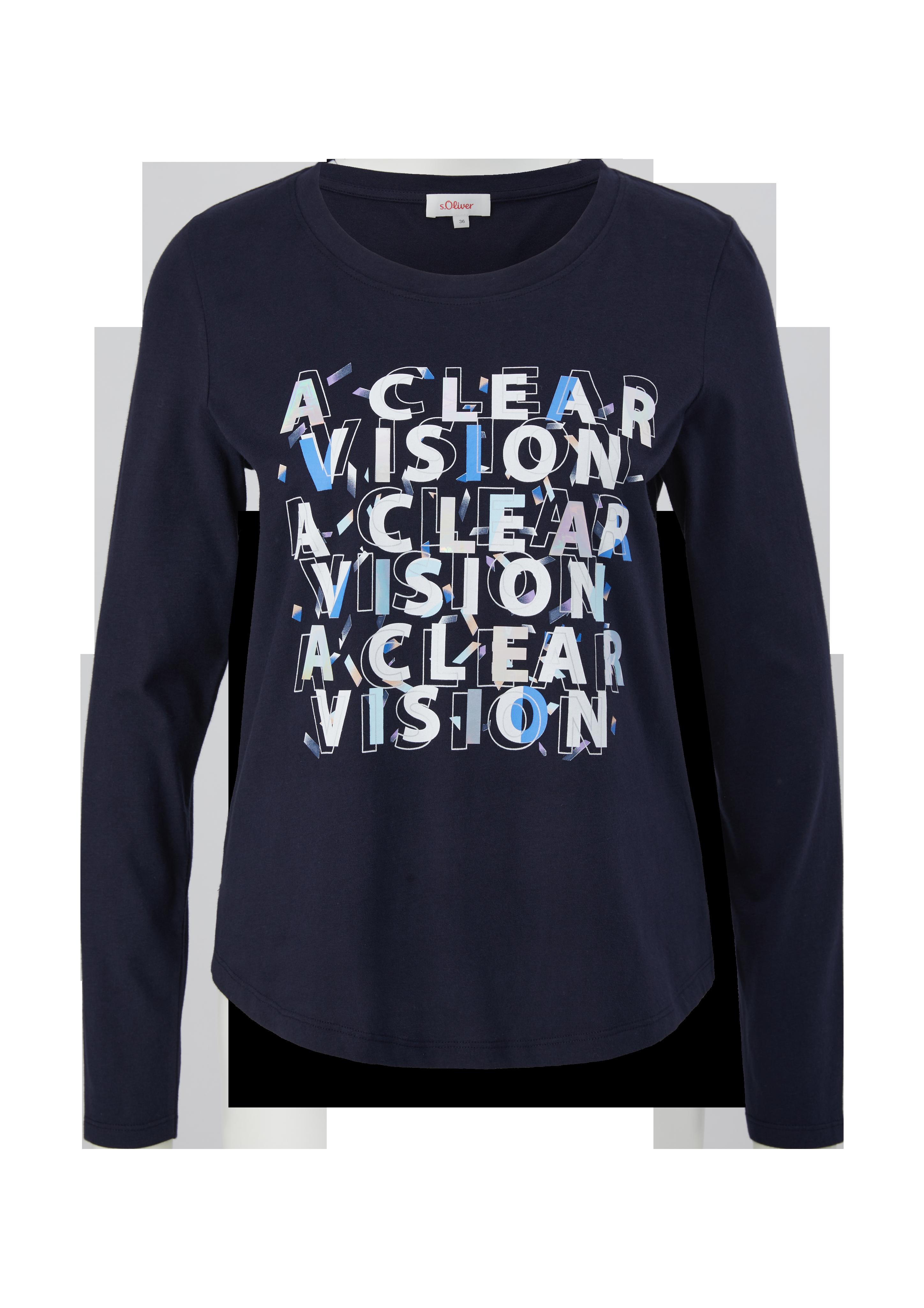 Longsleeve mit Effektprint  2126452-59D1