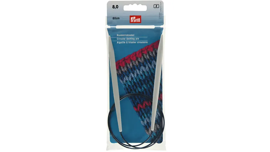Prym Rundstricknadel 80cm Stärke 8