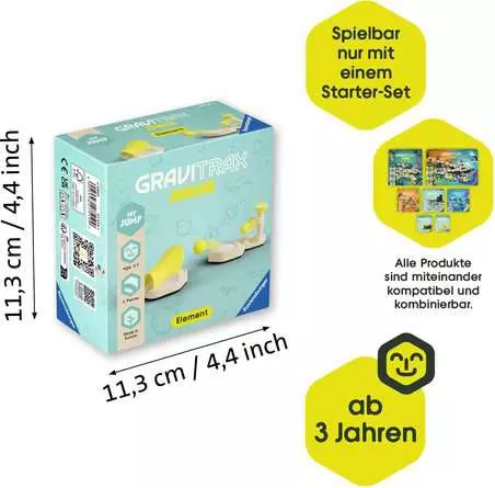 GraviTrax Junior Element Jump - Kugelbahn-Erweiterung für Kinder ab 3 Jahren