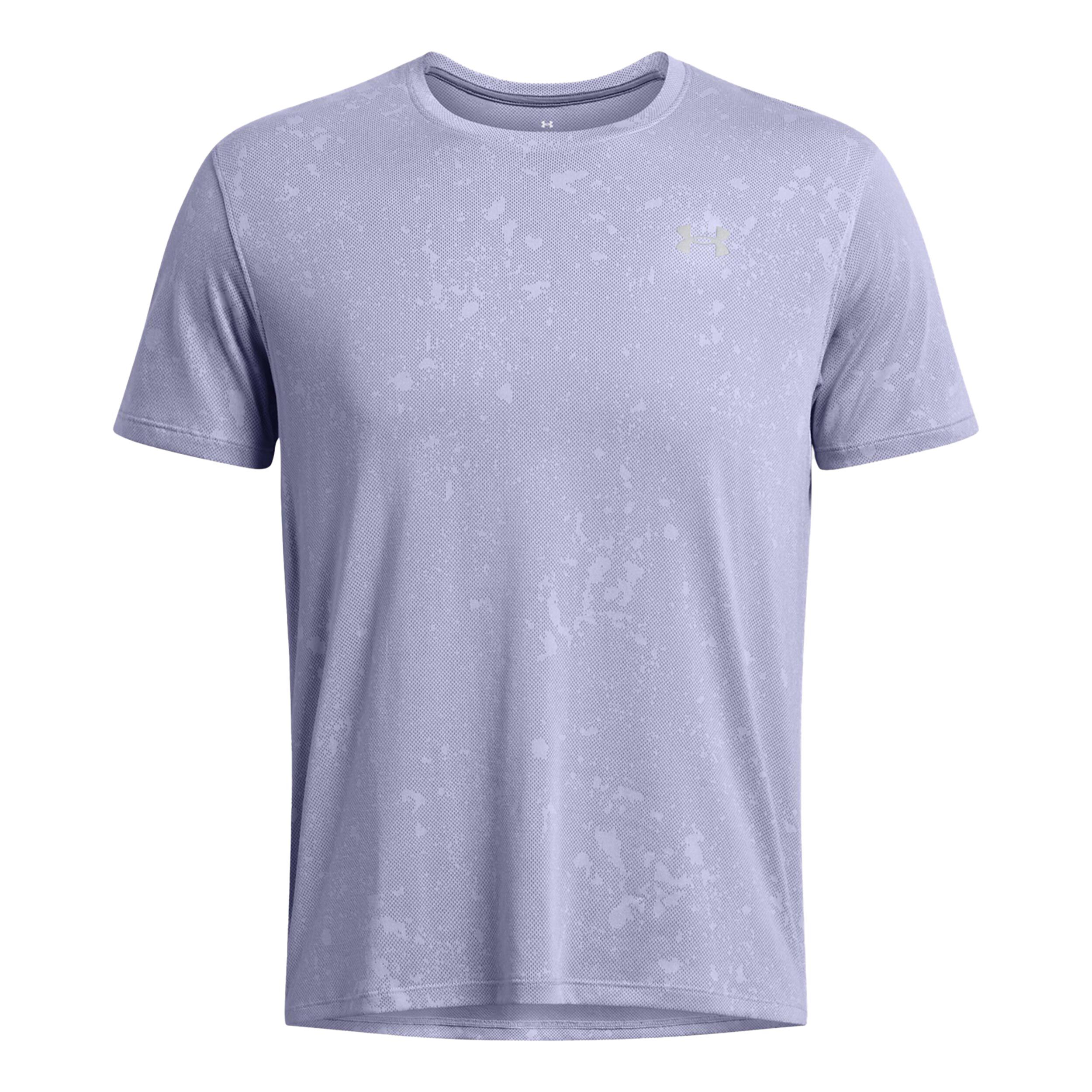 Streaker Splatter SS Laufshirt Herren - Lila