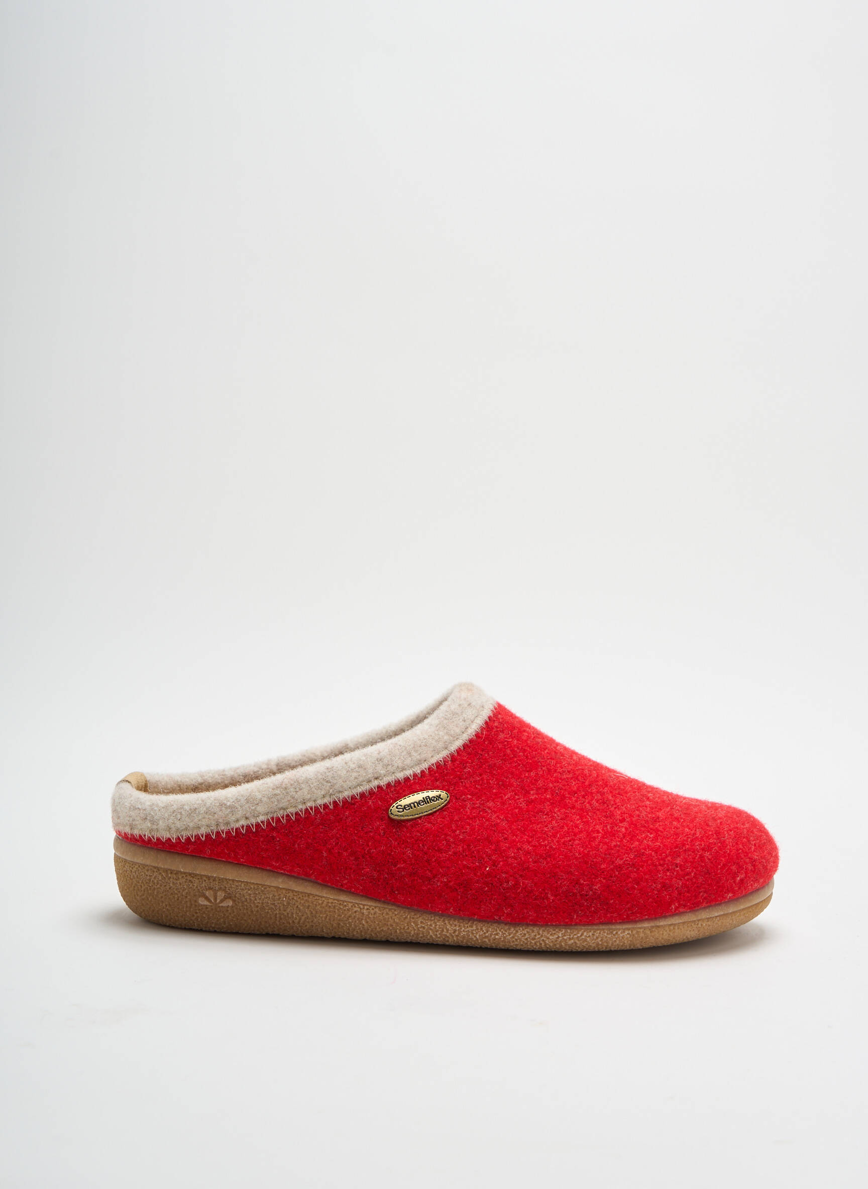 Semelflex Chaussons Femme couleur rouge