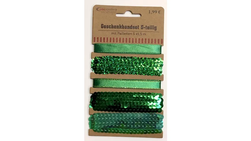 Geschenkband-Set 5teilig 7.5 m