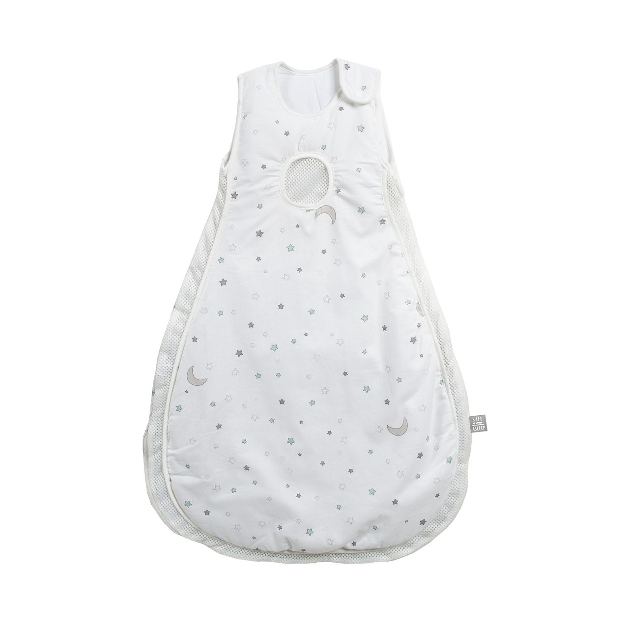 Roba safe asleep von roba, Schlafsack Easy Air Babyschlafsack 'Sternenzauber', 86/92cm, 100% Baumwolle