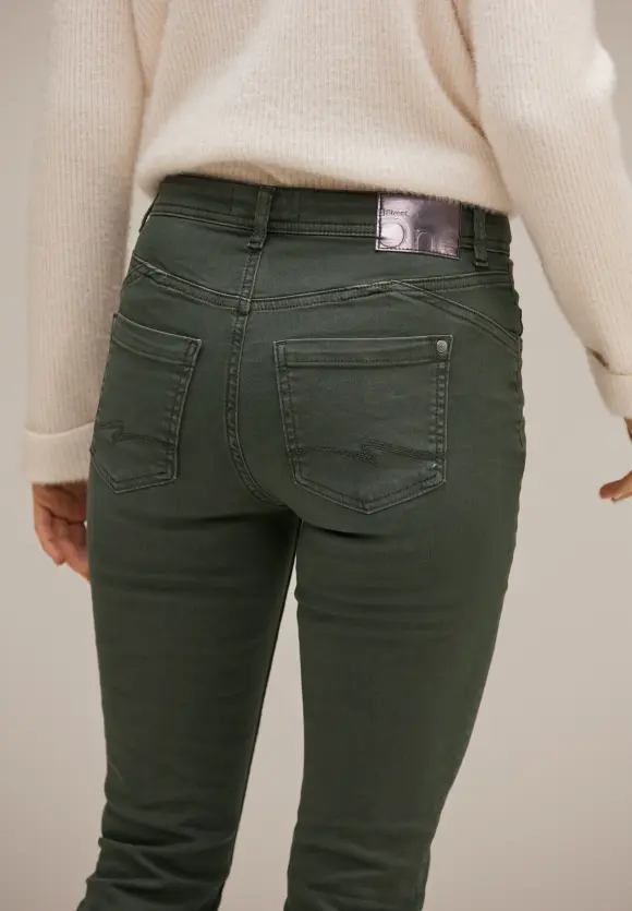 Street One Farbige Slim Fit Jeans