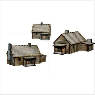 15mm New England Settlers Hamlet