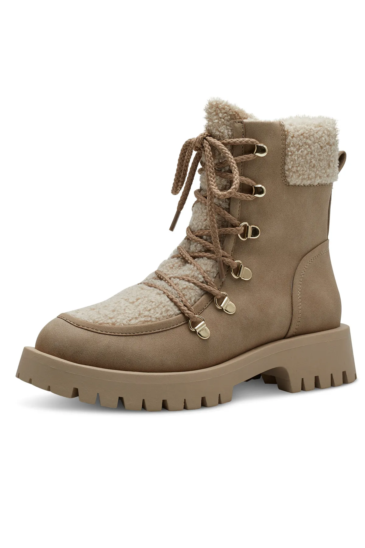 Tamaris  Stiefelette - Braun - Blockabsatz