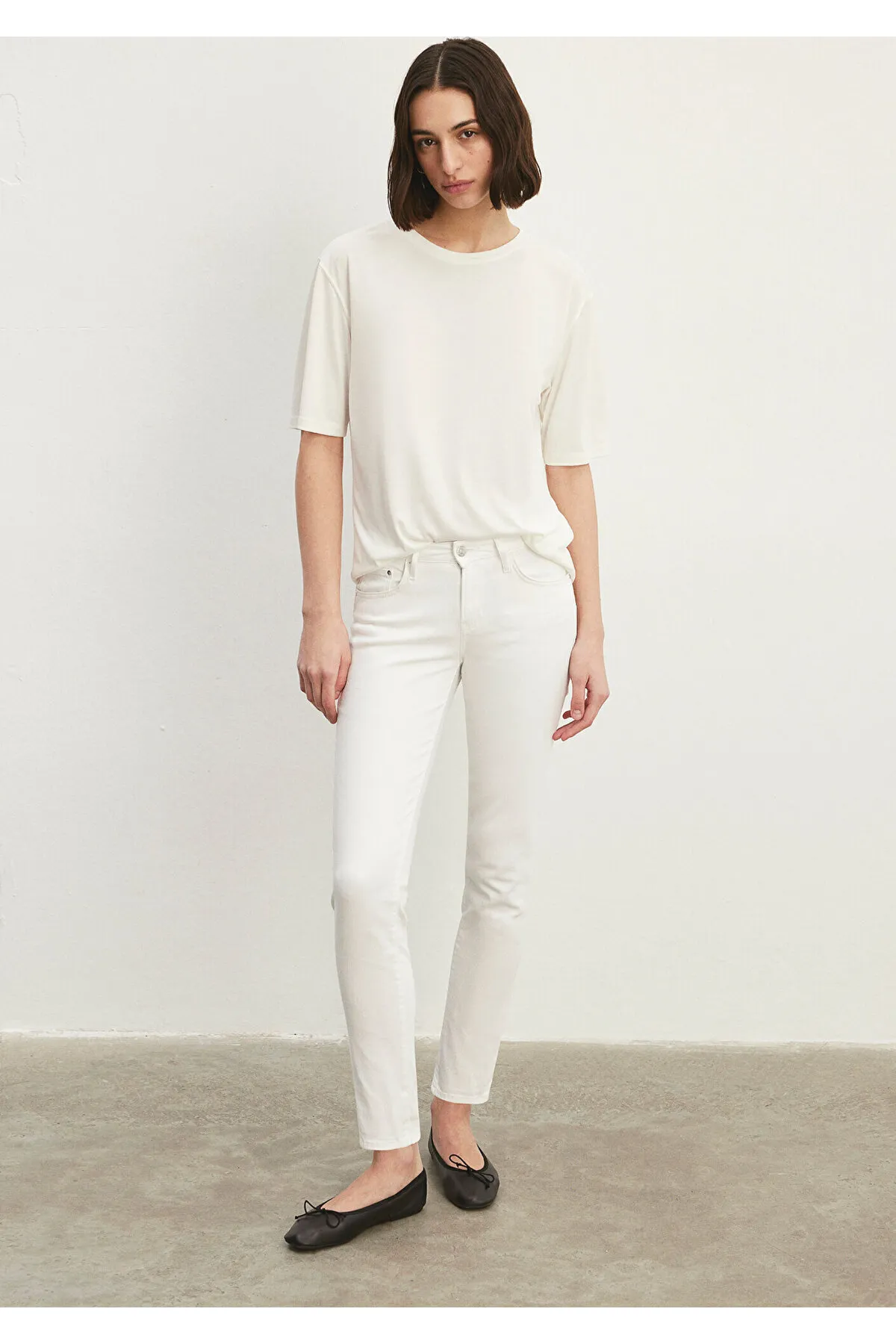 Mavi  Ada Casual Vintage Weiße Jeanshose 1020581363