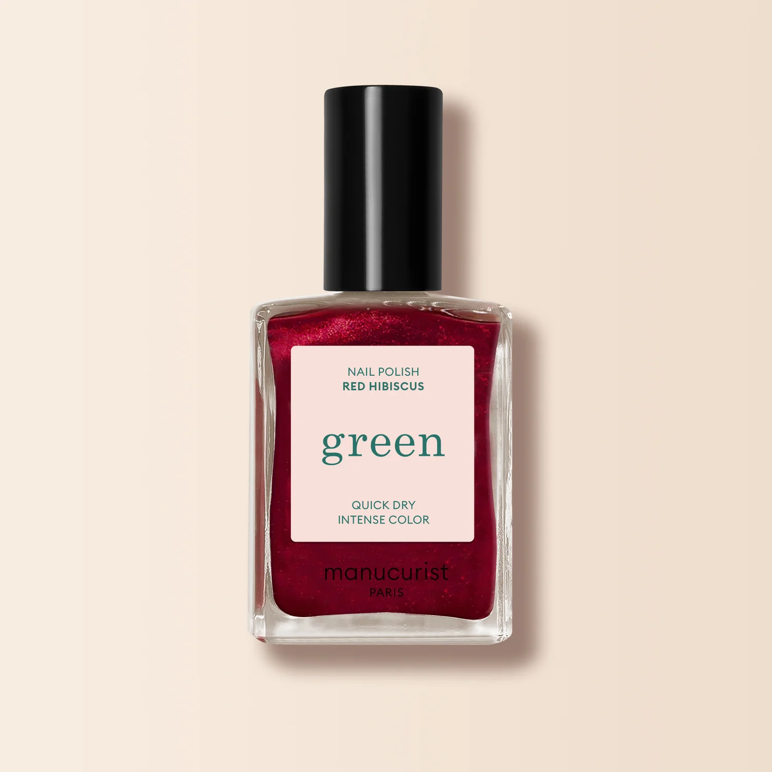 Green™ лак за нокте - 15 мл црвени хибискус