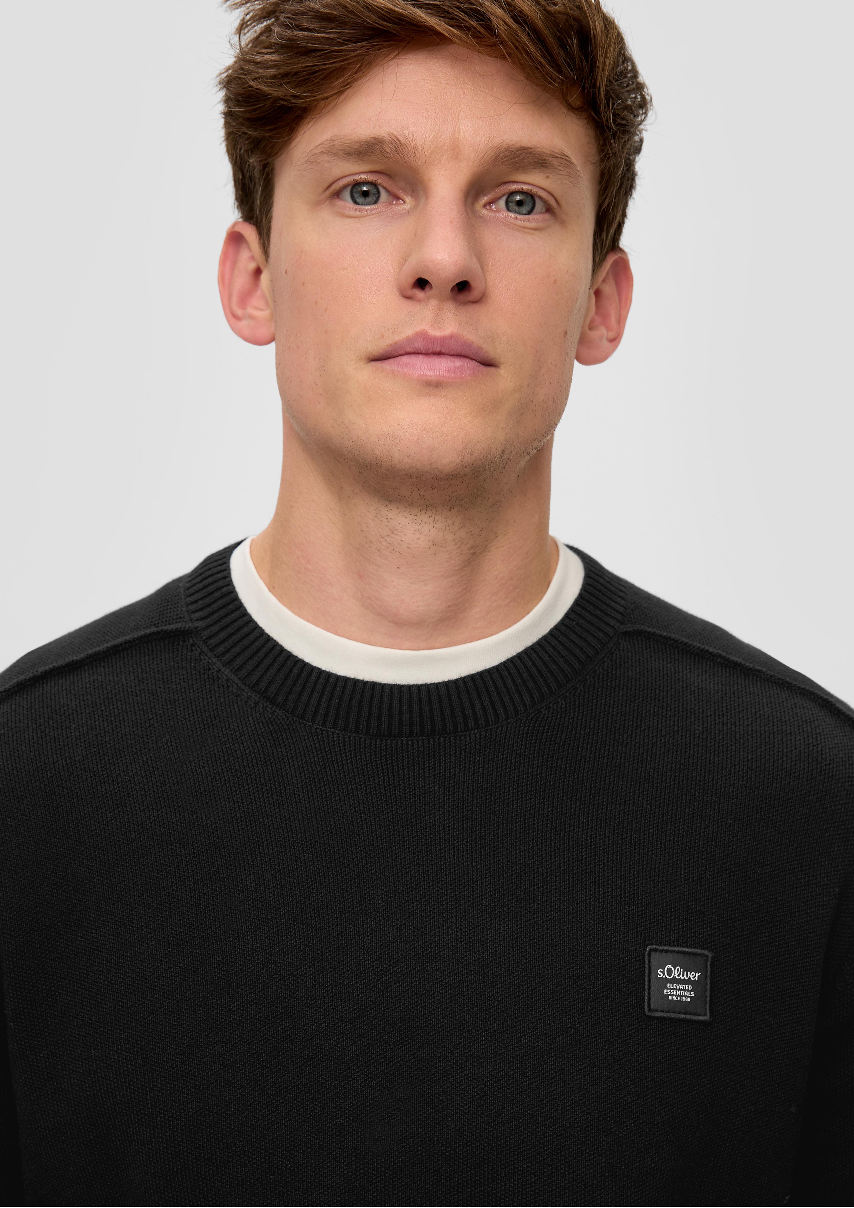 Weicher Strickpullover aus Baumwolle  2141329-9999