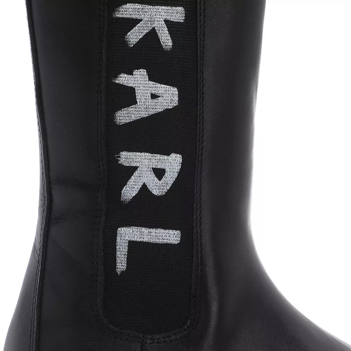 LAGERFELD Stiefeletten schwarz Stiefel