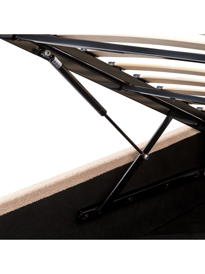 Beliani Doppelbett ORBEY in Beige - (W) 157 x (H) 88 x (L) 212 cm günstig kaufen onesize