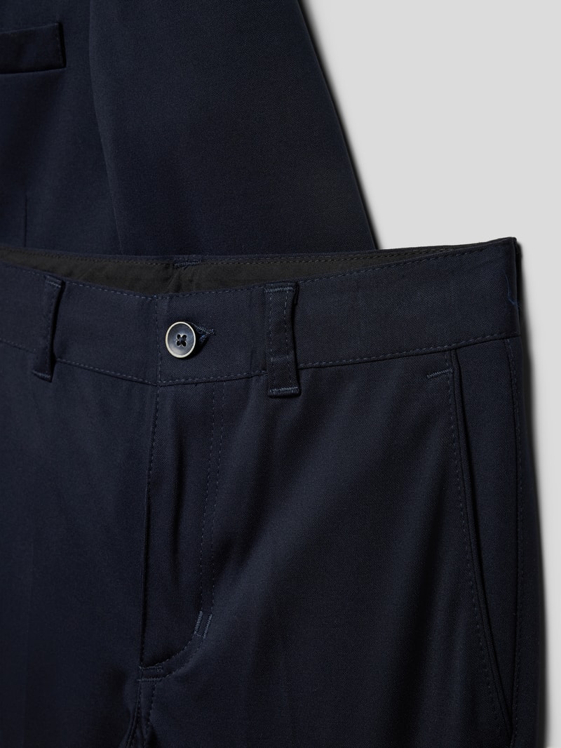 Anzug mit 2-Knopfleiste in marineblau
