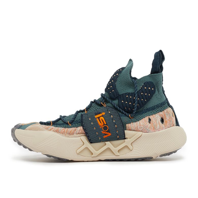NIKE Ispa Sense Flyknit mineral slate/magma orange-rattan