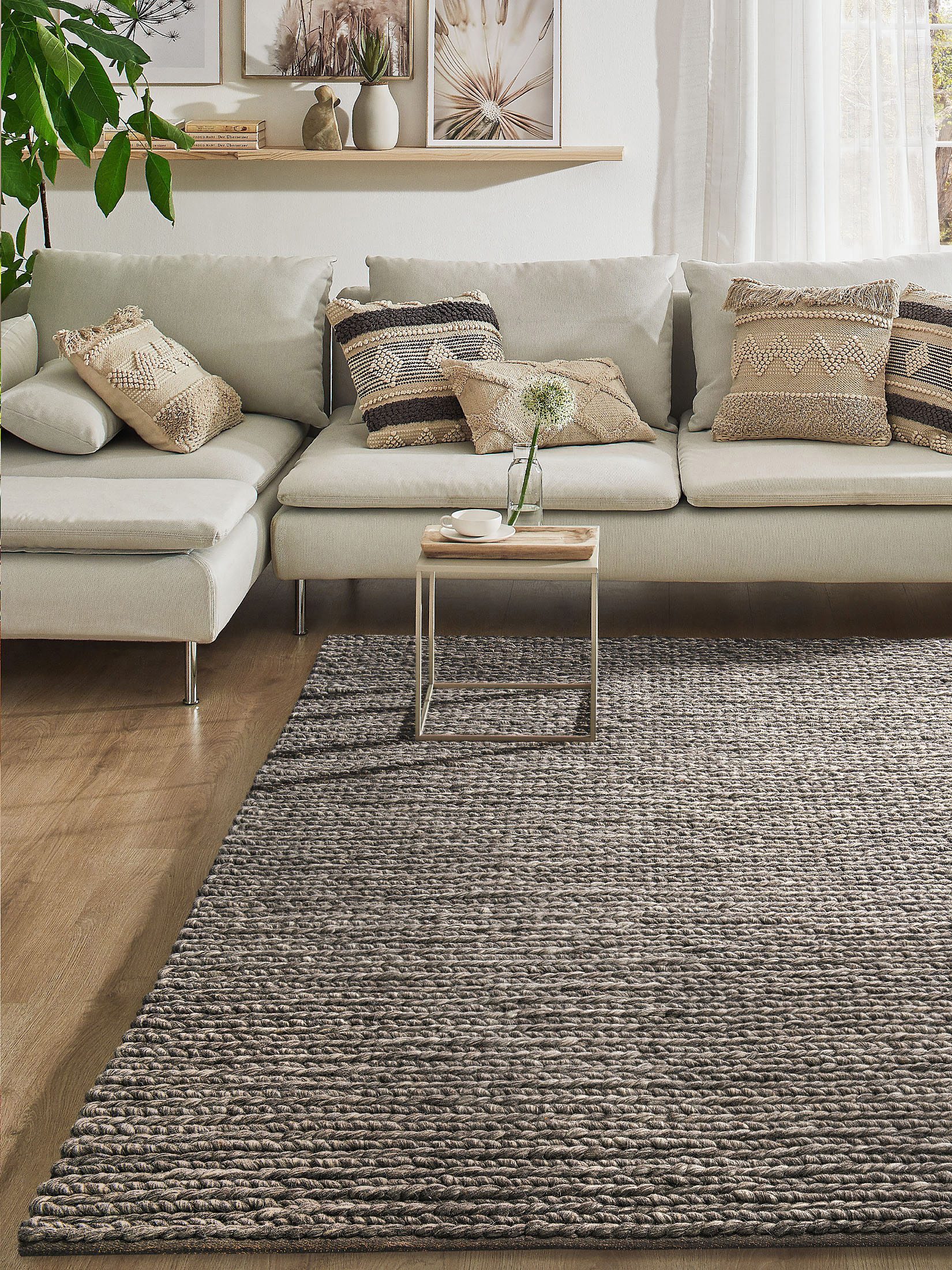 Wool Empire Woll-Teppich, Stone Grey