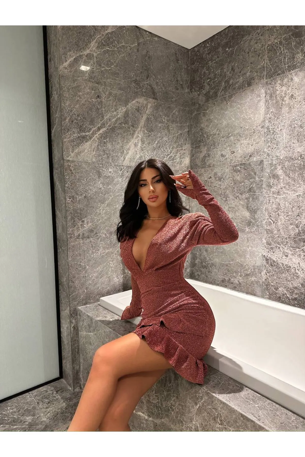 SONREİR  MINIKLEID MIT BUZY SIM-DETAIL