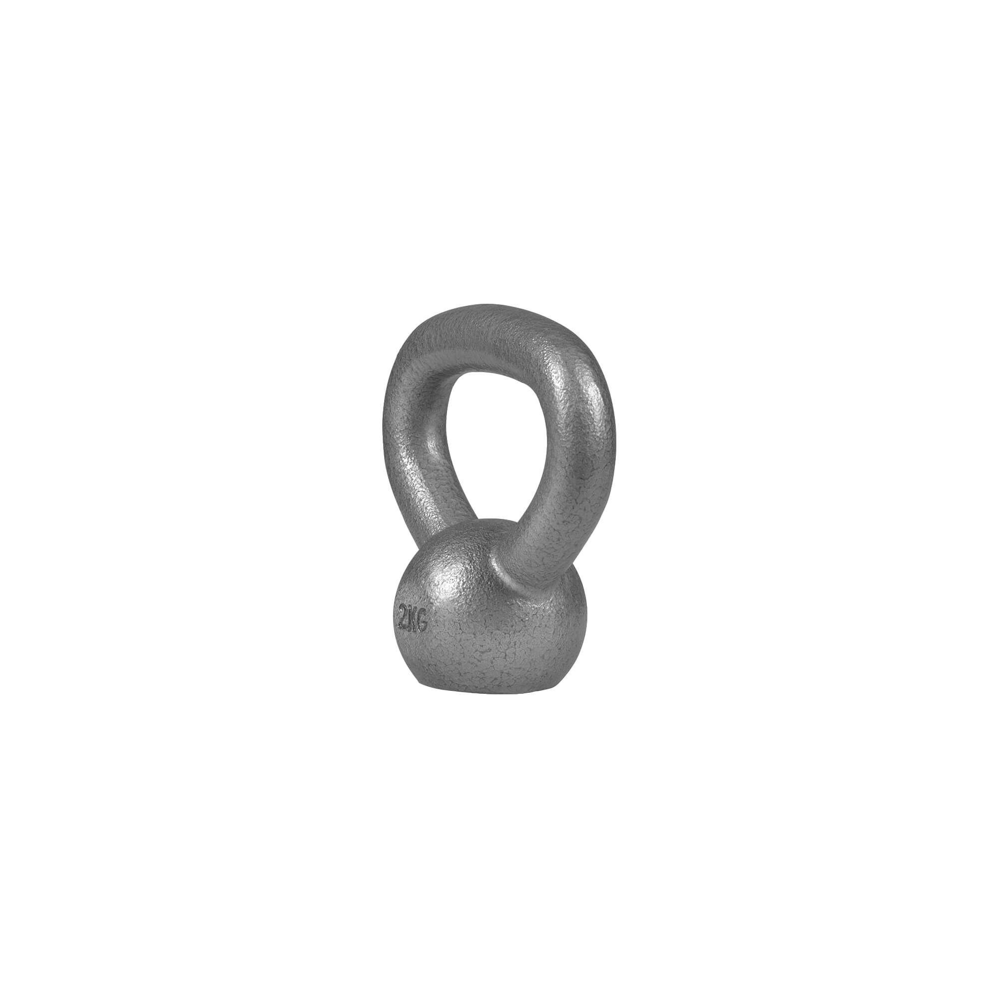 GORILLA SPORTS Kettlebell 2 bis 32 kg Gewichte, Einzeln/Set, Gusseisen, Bodenschonend