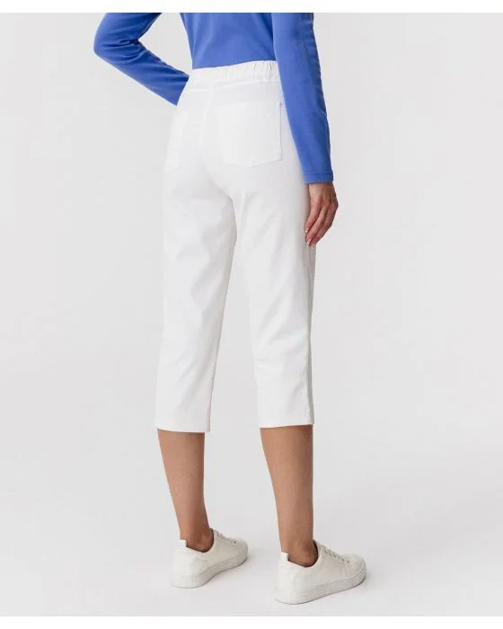 Pantacourt gabardine extensible