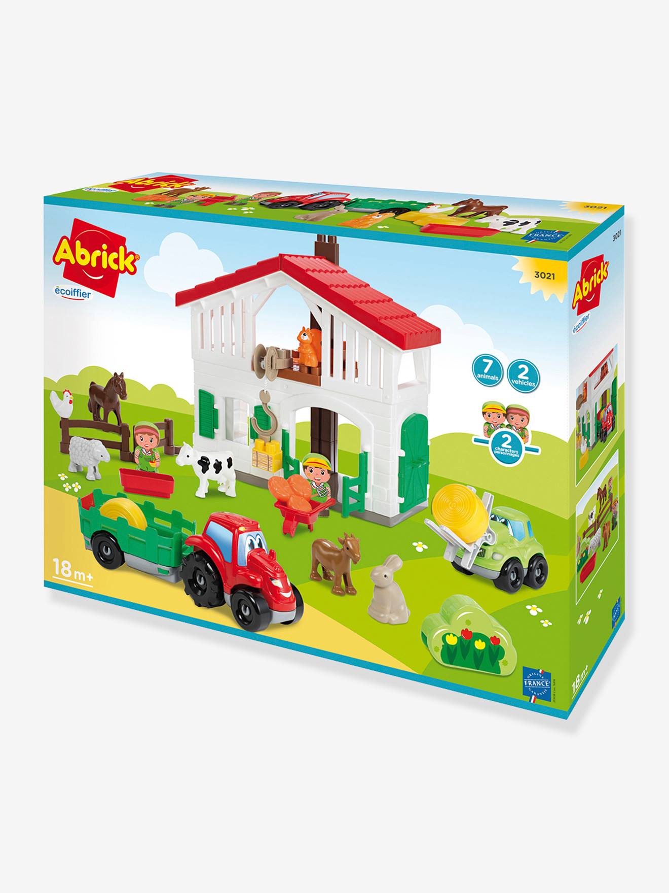 Ecoiffier Kinder Bauernhof ABRICK ECOIFFIER - weiß