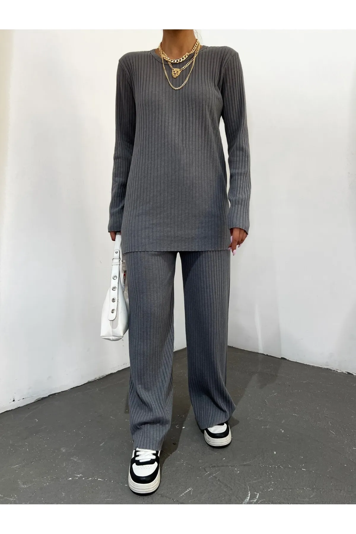 Modamorfo  Camisole-Set mit Rundhalsausschnitt