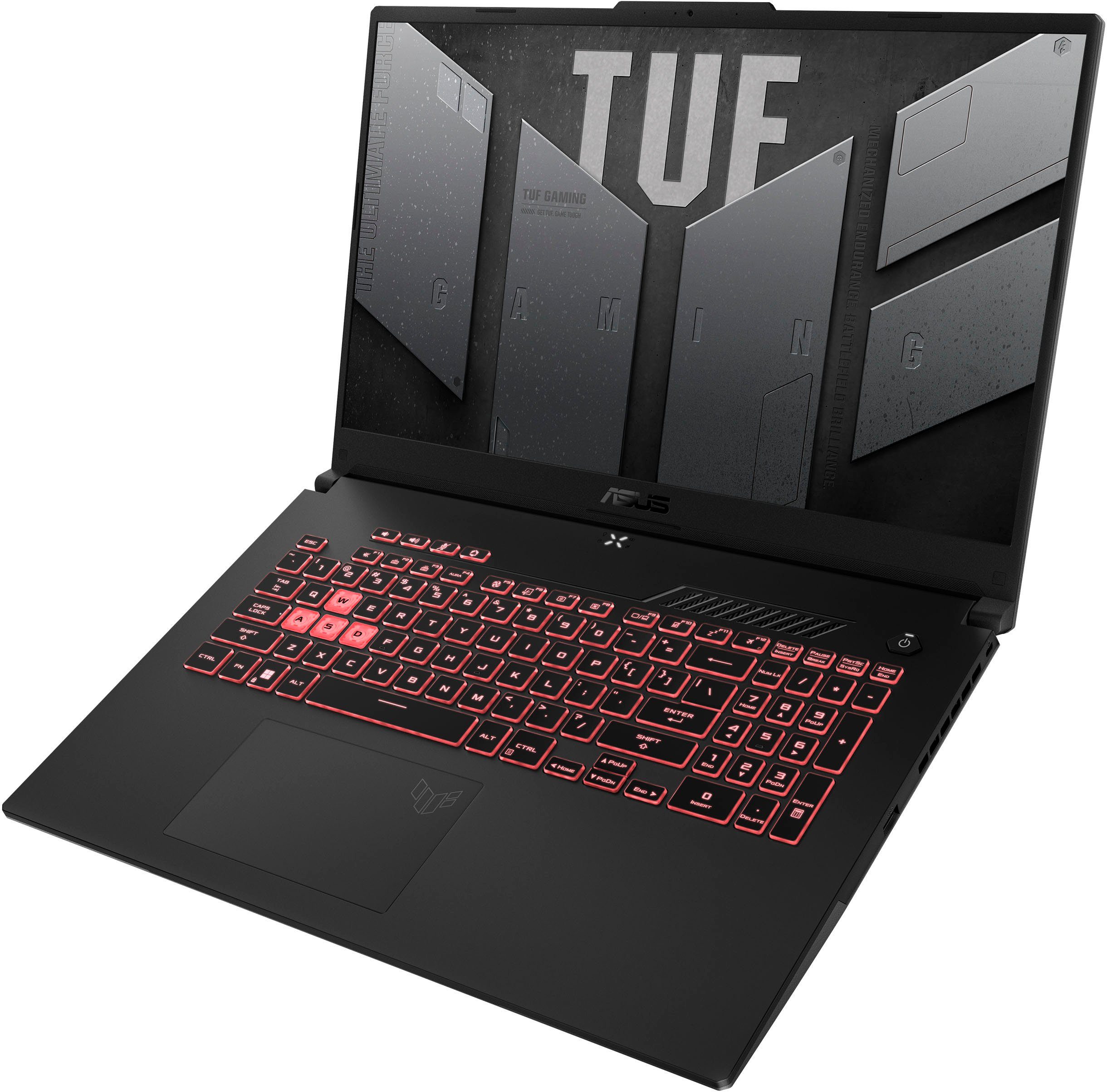 Asus TUF Gaming A17 FA707RM-HX005W Gaming-Notebook (43,9 cm/17,3 Zoll, AMD Ryzen 7 6800H, GeForce RTX 3060, 512 GB SSD, Windows 11)