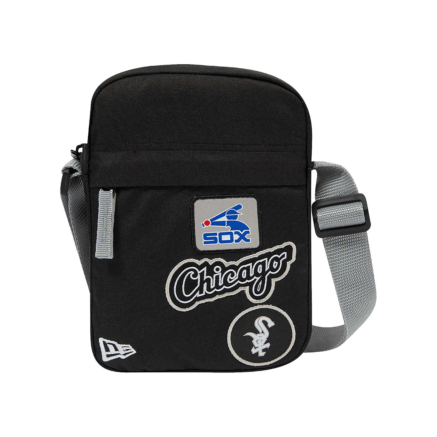 New Era Chicago MLB Schultertasche Schwarz