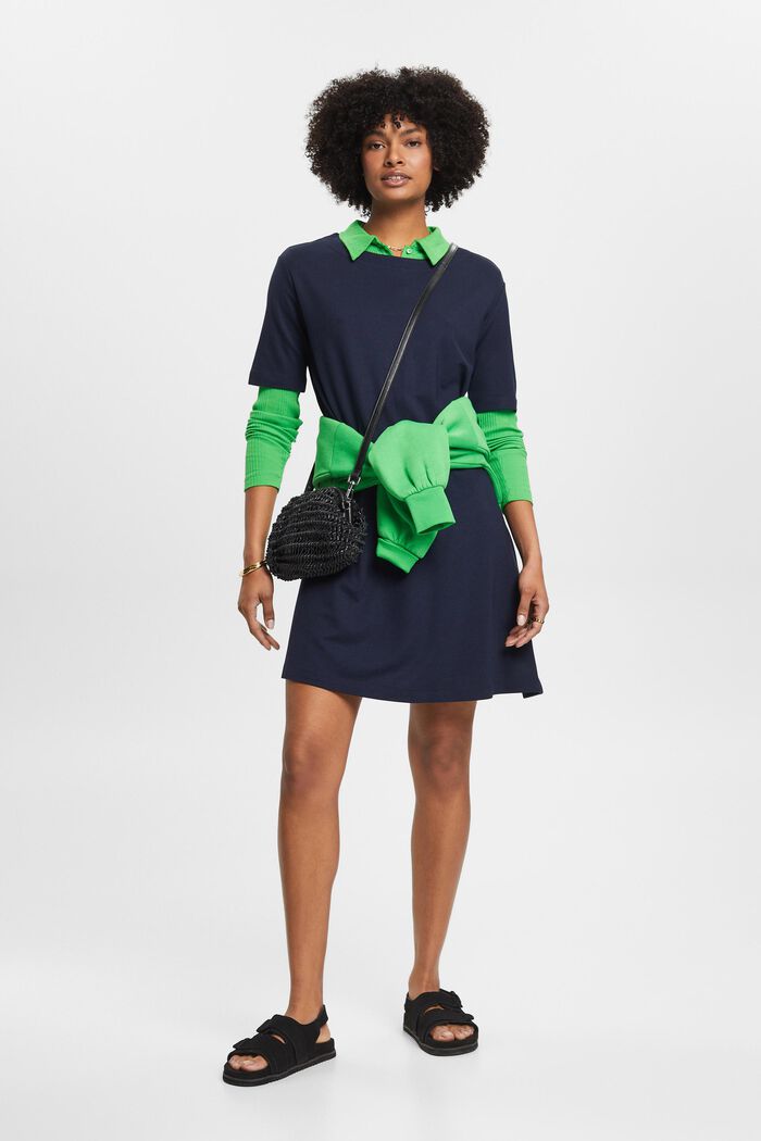 T-Shirt-Kleid aus Jersey