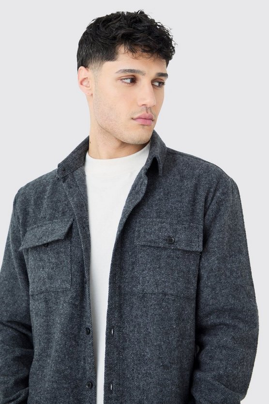 Einfaches Flannel-Overshirt