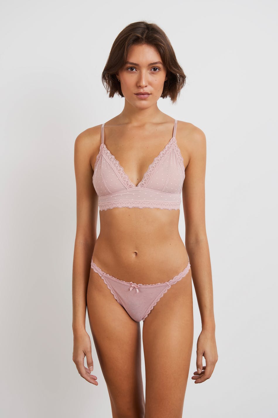 Anna lace thong