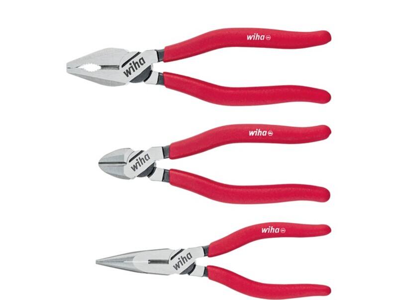 Wiha 26850 Zange 3er-Pack Rot