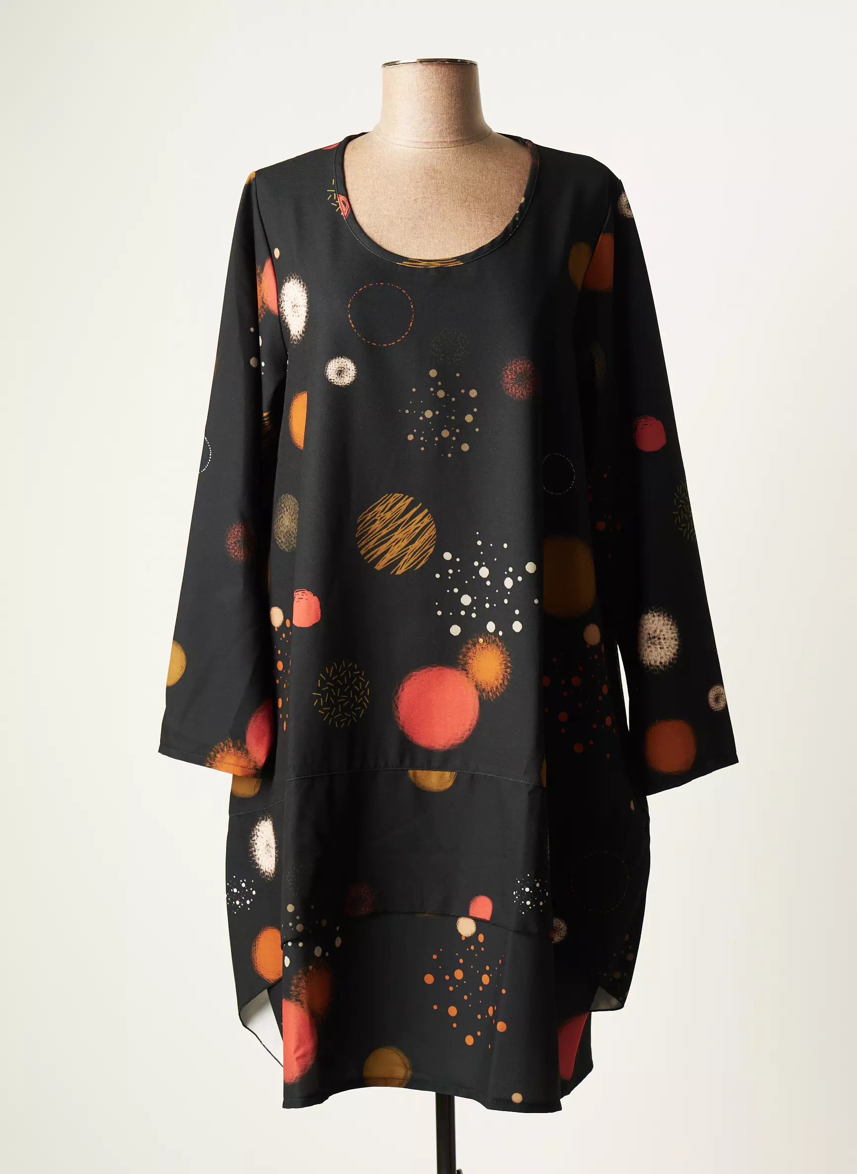 G Oze Robes Mi Longues Femme couleur noir