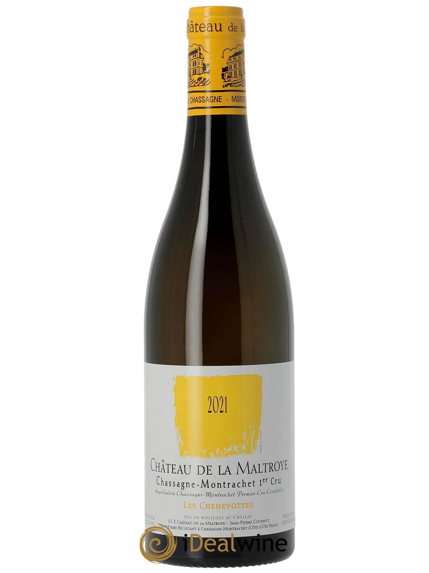 Chassagne-Montrachet 1er Cru Les Chenevottes Château de la Maltroye  2021 - Lot de 1 Bouteille