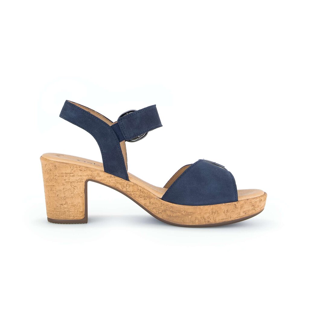 Gabor fashion Plateau Sandale blau
