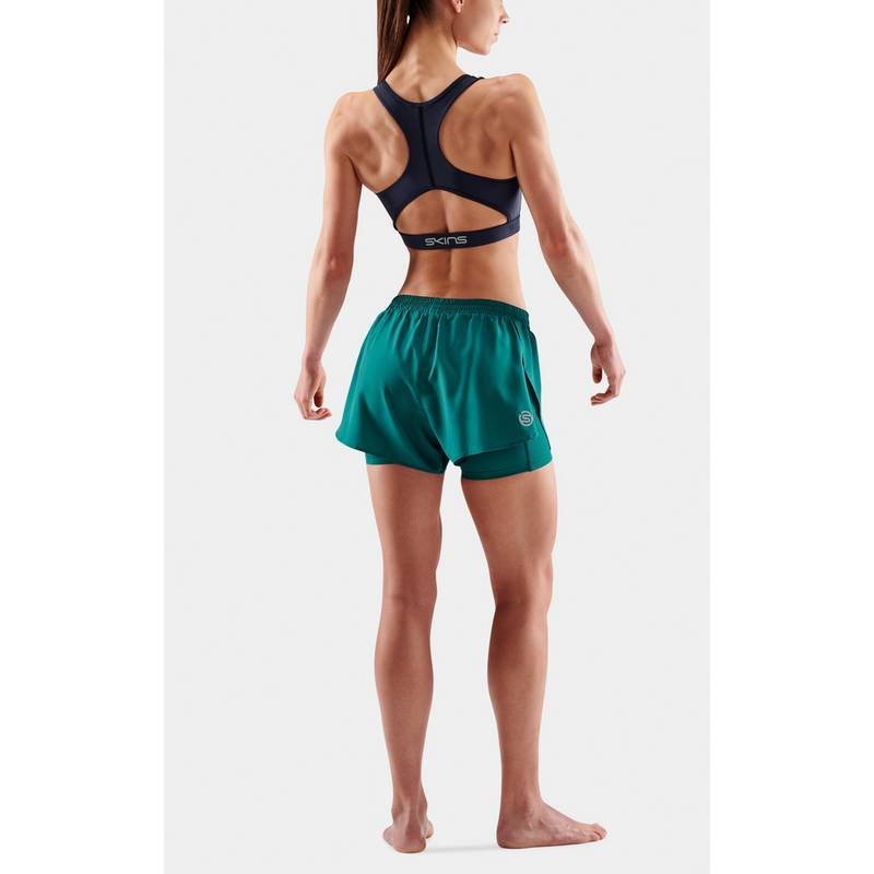 Skins 2-in-1 Superpose Funktionsshorts Damen