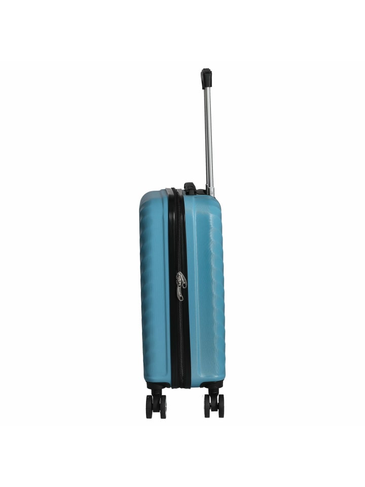 Paradise by CHECK.IN Kingston - 4-Rollen-Kabinentrolley 55 cm (lila) in tÃ¼rkis günstig kaufen onesize