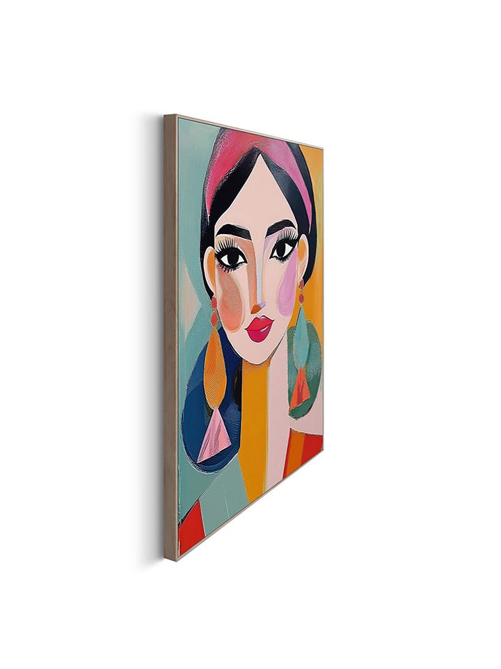 Orangewallz Gerahmter Kunstdruck 