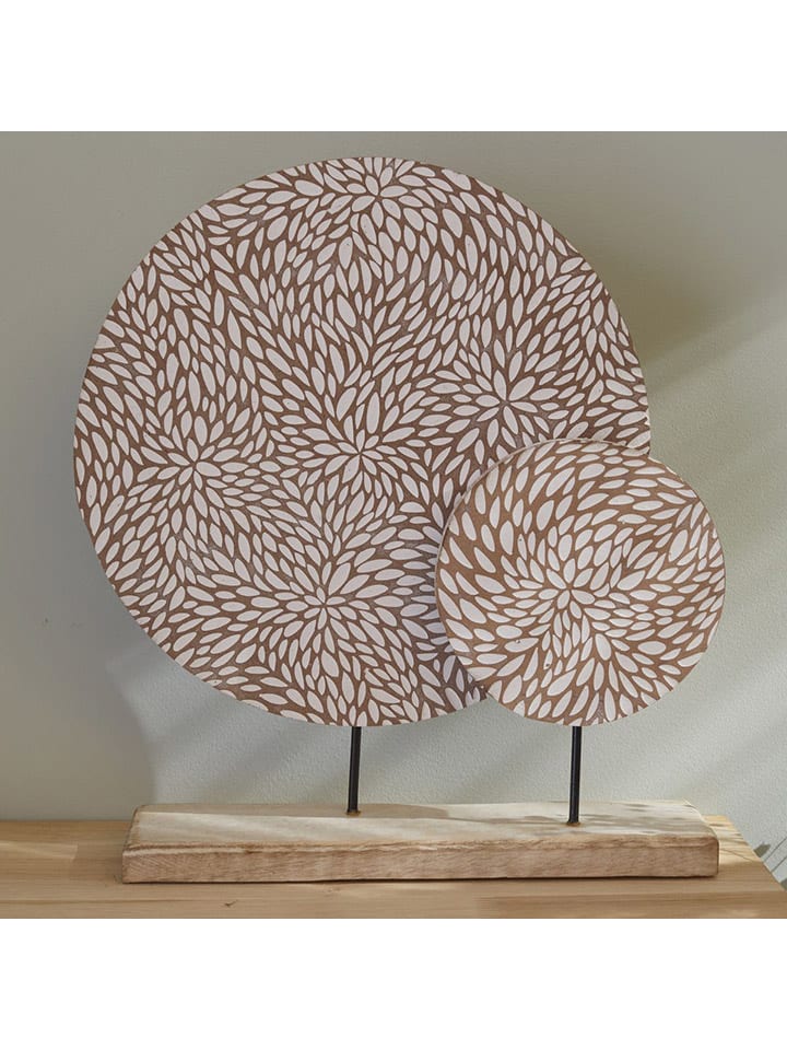 Today Dekoaufsteller ''Mango Wood'' in Beige/ Weiß - (L)30,5 x (B)40 cm günstig kaufen onesize