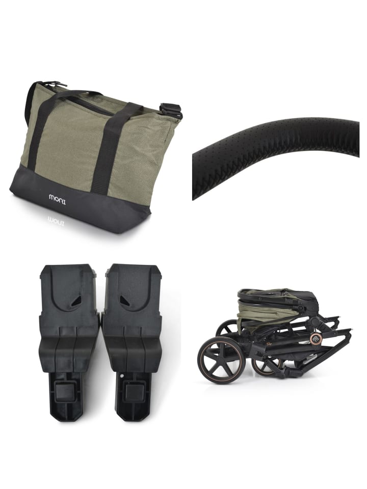 Moni Kinderwagen 2 in 1 Tokyo 22 kg in grün günstig kaufen onesize