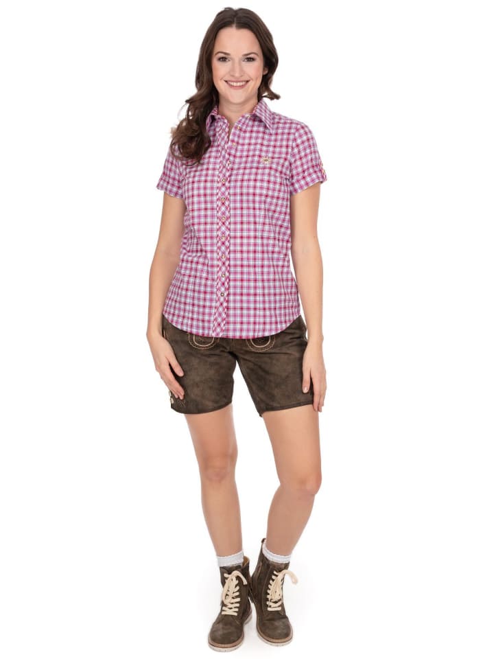 OS-Trachten Bluse 451003-3369 in pink günstig kaufen