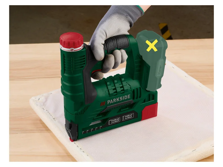 PARKSIDE® Agrafeuse sem filtro PAT 20-Li A1, sem bateria e carregador, 20 V