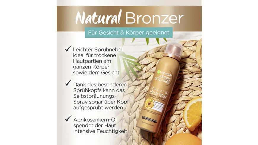Garnier Ambre Solaire Comfort-Bräuner-Spray 150 ml