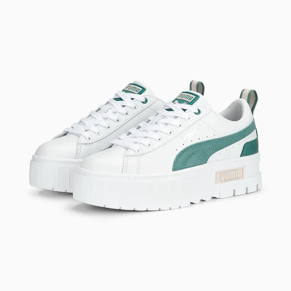 PUMA Mayze Lth 381983_26 / weiss