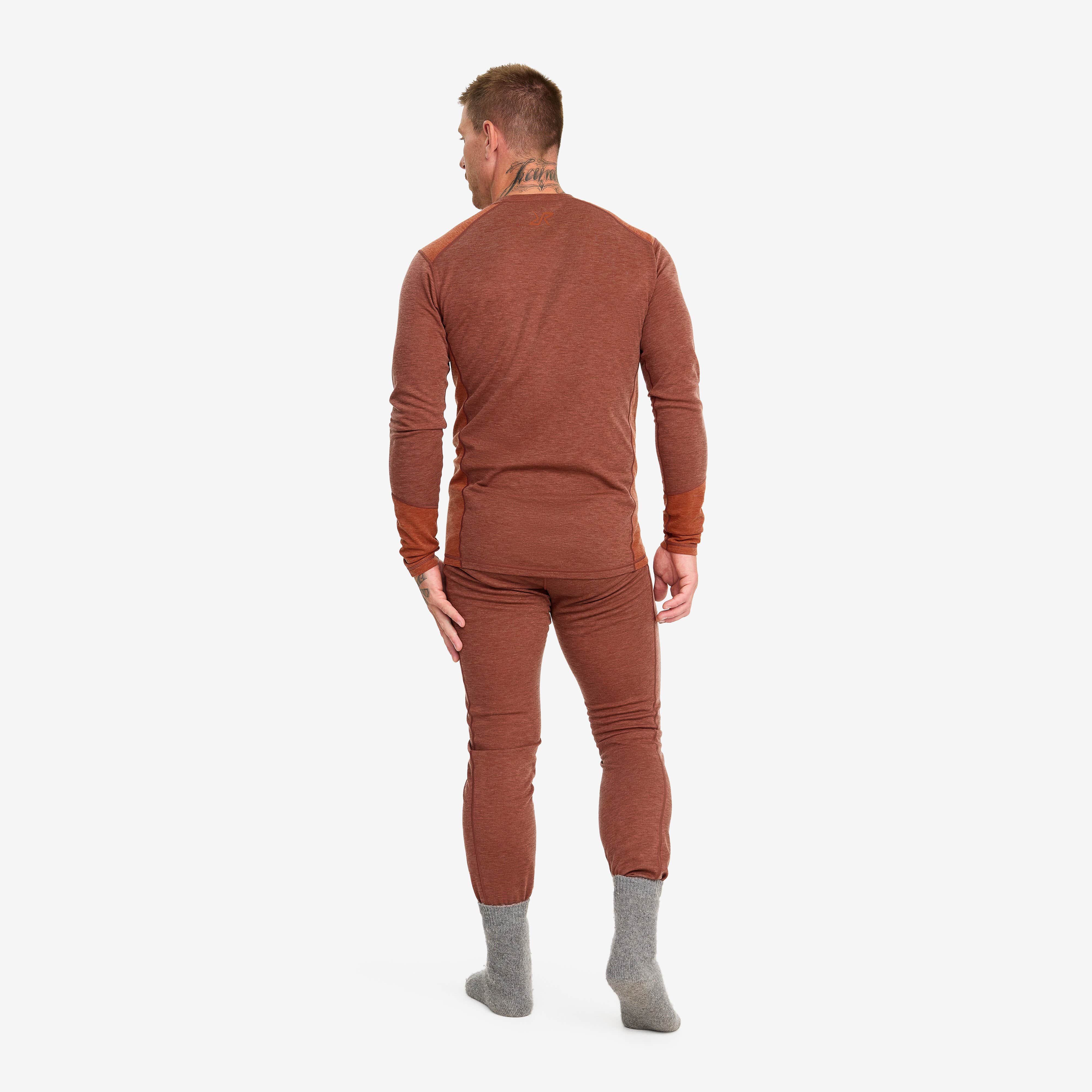 North Merino Top Homme Smoked Paprika/Rusty Orange
