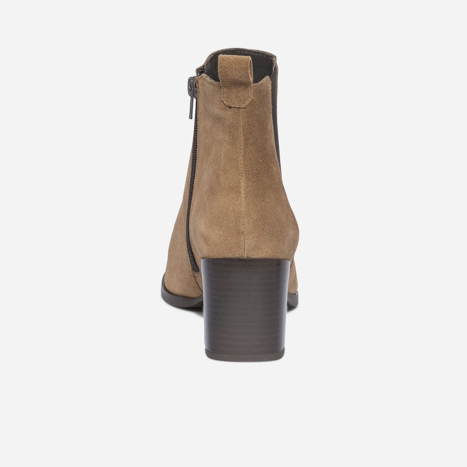 Boots TEXTO taupe éco-conçu en cuir