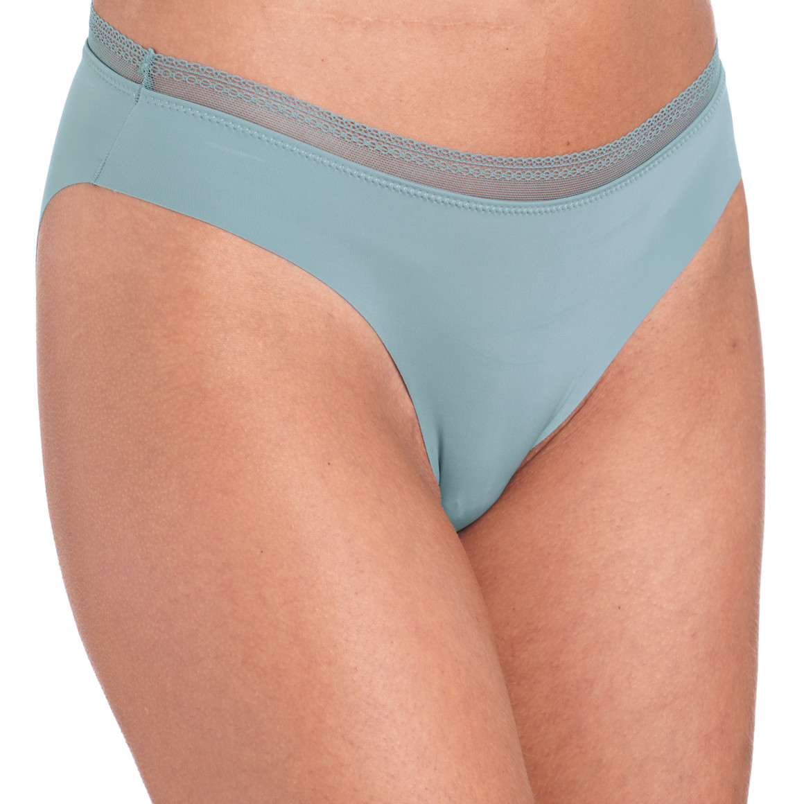 2 Damen Seamless-Slips mit Spitze