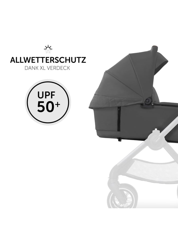 Hauck Faltbare Babywanne (Carrycot) für Walk N Care in schwarz,grau günstig kaufen onesize