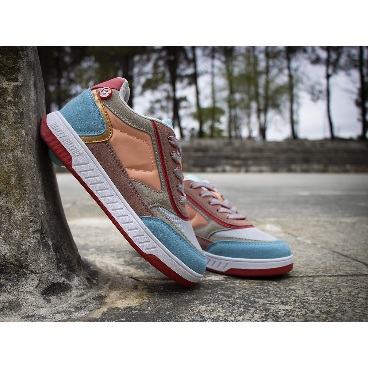 Schuhe mit Rollen 