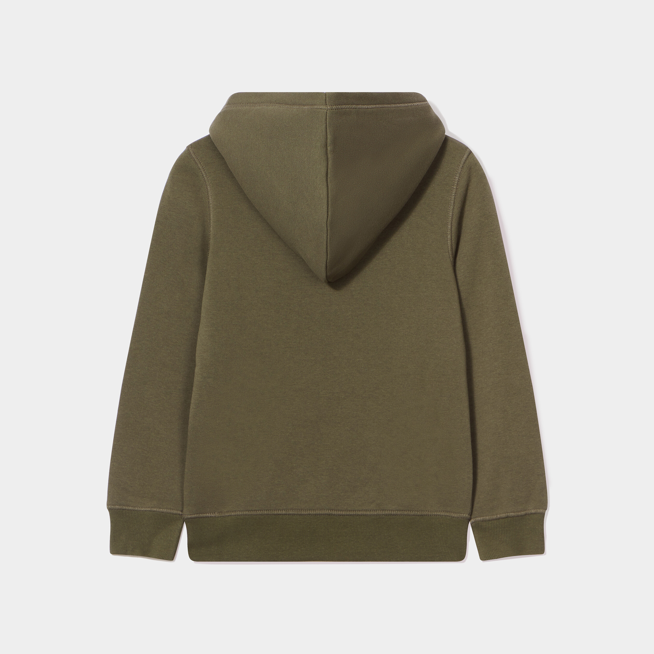 Sweat à capuche hoodie avec sequins vert kaki garçon | La Halle