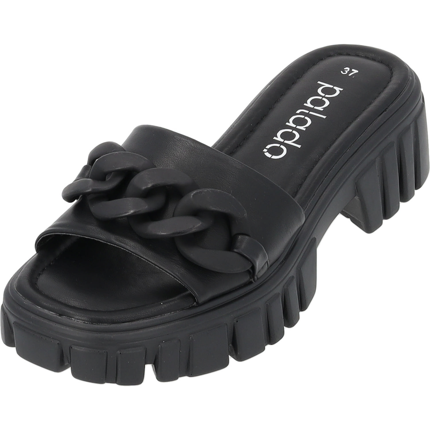 Palado Quinn, Plateau-Sandaletten, Damen, Schwarz